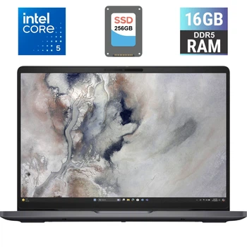 Ультрабук Dell Pro 14 PC14250 / 14" (1920x1200) IPS / Intel Core 5 120U (10 (12) ядер по 1.4 - 5.0 GHz) / 16 GB DDR5 / 256 GB SSD / Intel Graphics / WebCam б/у