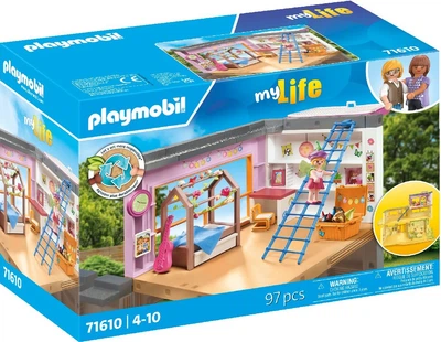 Набір іграшок Playmobil My Life Дитяча кімната 97 деталей (71610) (4008789716101)