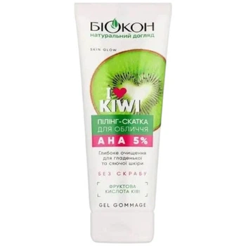 Пилинг-скатка для лица Биокон I love kiwi АНА 5% 75 мл - 566260