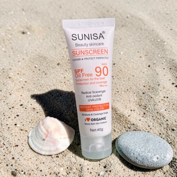 Крем сонцезахисний SADOER Sunscreen Cream SPF PA+++ 90, відбілюючий, із захистом від УФ-променів, 40мл.
