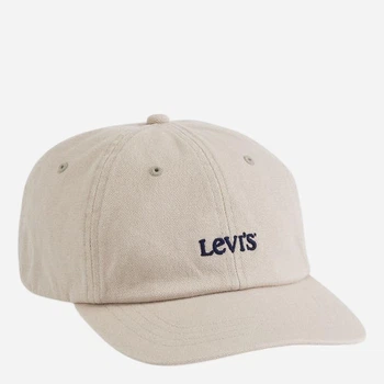 Czapka z daszkiem bejsbolówka Levi`s 008Q3-0001 One Size Kremowa (5401235092610)