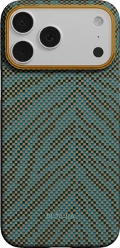 Etui plecki Pitaka Edge Case Breath of Veins do Apple iPhone 17 Pro Max Dive Green (BV1703PM)