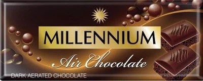 Шоколад Millennium пористий ніжно-гіркий 85г.