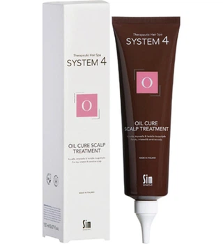 Пілінгова маска "О" для очищення шкіри голови Sim Sensitive System 4 O Oil Cure Scalp Treatment 150мл