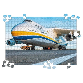 Пазл UkrainianPuzzles «АН-225 Мрія» – 500 шт, 470×320 мм(DL_0225D1161348)