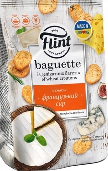 Сухарики Флінт baguette французький сир 100г. / 12шт
