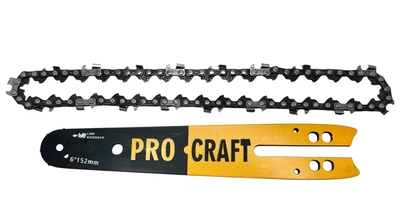 Комплект шина та ланцюг для акумуляторної мініпилки Procraft PKA-46 37 ланок Mini 1/4" 1.1 мм