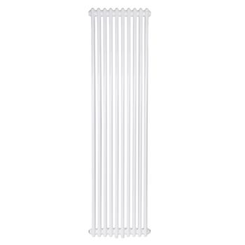 Дизайнерский радиатор Warm Well Column 2 1800×470 вертикальный, белый глянцевый