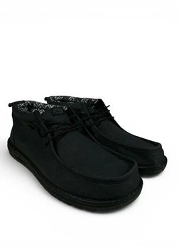 Черевики Hey Dude Wally Mid Stretch Canvas (40701-060),Чорний Розмір 45 (M12) 29.5 см
