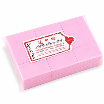 Розовые безворсовые салфетки Special Nail для маникюра