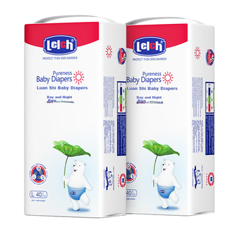 Подгузники Lelch Pure L (9-14 кг), 80 шт