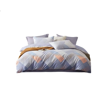 Комплект постільної білизни BEYOND Home Textile, чотирипредметний підковдра та простирадло з чистої бавовни, комплект постільної білизни зі 100% бавовни, повністю бавовняна ковдра для ліжка 1,8 метра, для дому та гостьової кімнати