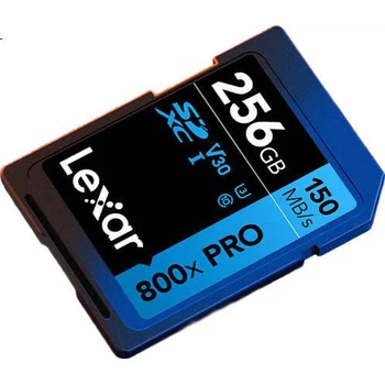 Карта памяти Lexar 800x PRO SDXC 256GB UHS-I U3 V30 (LSD0800P256G-BNNNC)