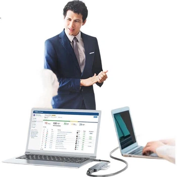 Док-станція розширення Acer Type-C, концентратор USB 3.0, адаптер HDMI, дублювання екрана 4K60Hz, зарядка PD, підходить для iPad, конвертер для комп'ютерів Huawei, Five-I