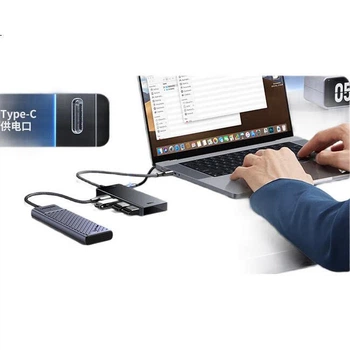 UGREEN USB 3.2 Hub Splitter, 10 Гбит/с высокоскоростная док-станция расширения с несколькими интерфейсами, концентратор 3.2 Gen2, удлинительный кабель для ноутбука.