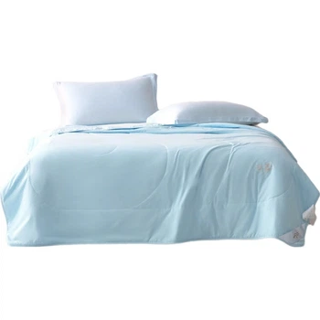 Ковдра Mercury Home Textile з соєвих бобів, літня охолоджувальна ковдра, подвійна ковдра з кондиціонером, літня тонка ковдра, яку можна прати, 200x230 см, приблизно 3,4 джина