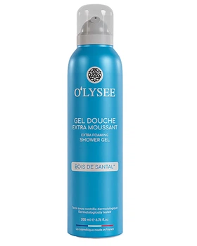 Гель-піна для душу з ароматом сандалового дерева O’LYSEE Bois de Santal extra foaming shower gel, 200 мл
