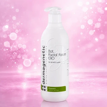 Очищающая пенка-скраб для умывания с гранулами и жожоба Dermagenetic Bot Facial Foam EXO 400 мл