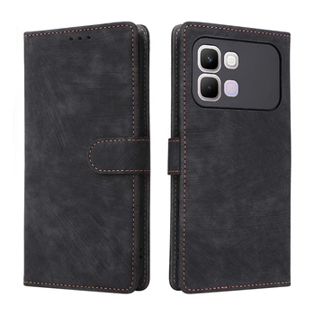 Чехол - книга Velvet Leather Case для Infinix Note Edge с магнитным креплением black