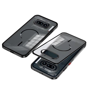 Чехол Metal Glass Air Ring для Nothing Phone (4a) black