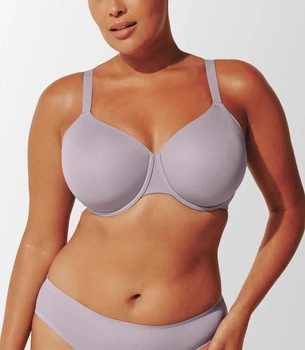 Згладжуючий бюстгальтер з повним покриттям Thirdlove ComfortStretch Smoothing Full Coverage Bra - 85С - ніжний ліловий