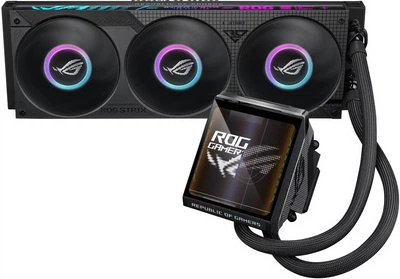 Zestaw do chłodzenia ASUS ROG Strix LC IV 360 ARGB LCD Czarny (4711636385961)