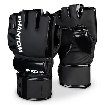 Рукавиці для MMA Phantom APEX Hybrid чорні S/M (PHMMAG2022-SM)