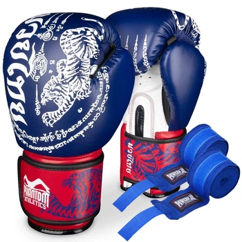 Боксерські рукавиці Phantom Muay Thai сині 12 унцій (PHBG2496-12)