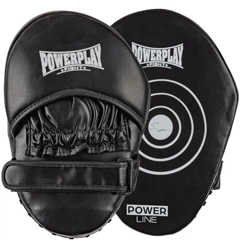 Лапы боксерские PowerPlay 3051 PU черные 2 шт (PP_3051_Black)