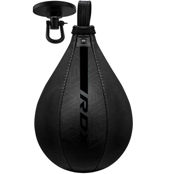 Пневмогруша боксерская RDX F6 KARA Speed Ball Matte черная + swivel (2SBR-F6MB)