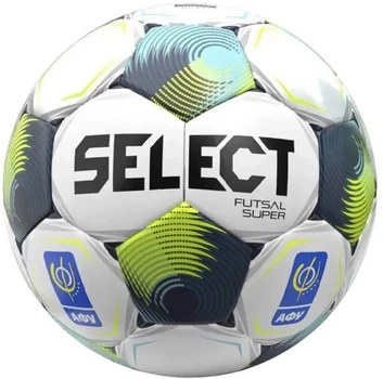 Мяч футзальный Select Futsal Super Fifa v26 белый, синий Уни (размер 4) 361347-151