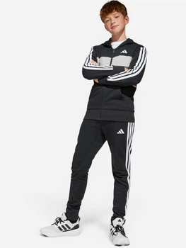 Подростковый спортивный костюм (толстовка + штаны) Adidas JC7520 170-176 см Black (4067905929078)