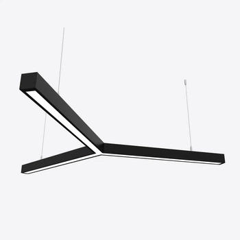 Светодиодный светильник X-LED 90 Вт Y-образный черный (Ø1230)