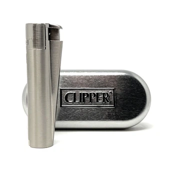Запальничка Clipper Metal Jet Silver mat