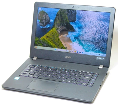 Ноутбук Acer TravelMate P214-51 8/256GB SSD Core i5-8265U 14" Full HD Windows 11 Черный Б/У