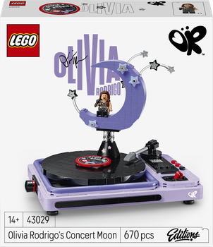 Zestaw klocków LEGO Editions Księżyc z koncertu Olivii Rodrigo 670 elementów (43029)