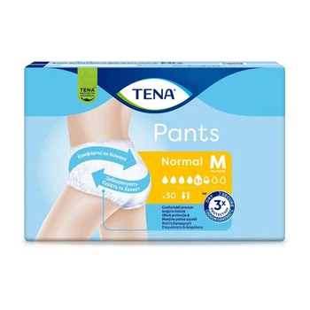 Урологические трусы-подгузники для взрослых TENA Pants Normal размер Medium (80–110 см) 30 шт