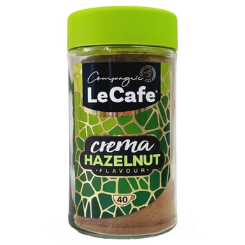 Кава розчинна зі смаком горіху Le Cafe hazelnut 75g