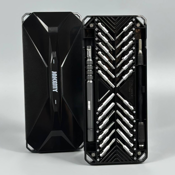Отвертка JAKEMY JM-8175 60в1 с набором магнитных бит в кейсе