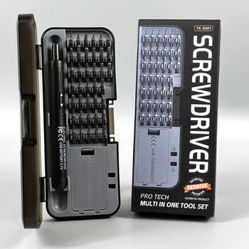Акумуляторна викрутка Pro Tech Multi TK-S001 46в1 з магнітними бітами в кейсі