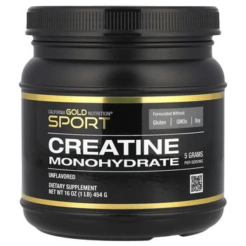 Мікронізований моногідрат креатину California Gold Nutrition (Creatine) 454 г (CGN-01059)