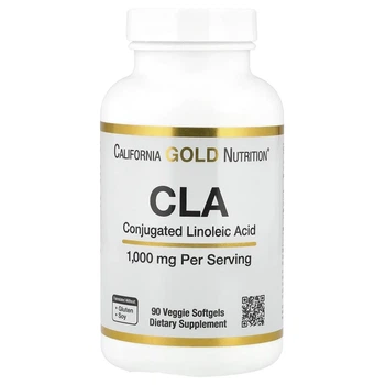 Кон'югована лінолева кислота California Gold Nutrition (CLA) 1000 мг 90 капсул (CGN-01264)