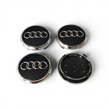 Колпачки (заглушки) в диски Audi, черные 69\63мм 4L0 601170