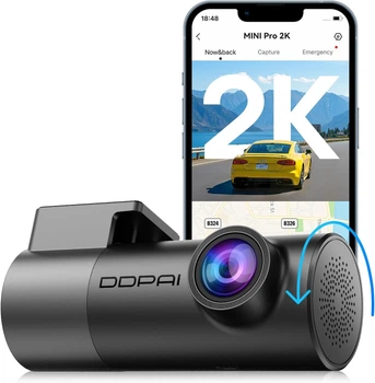 Видеорегистратор DDPAI Mini Pro 2K (1440P, Wi-Fi, 360°)