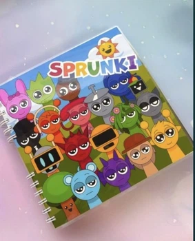 Альбом на липучках Спрункі Sprunki, 21х21 см