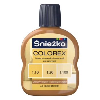Краска Colorex Sniezka №63 Светлый Орех 100 мл (63)