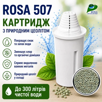 Картридж для фильтров-кувшинов Rosa 507 с цеолитом