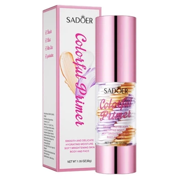 Крем-база для обличчя з згладжуючою дією Sadoer Smooth and Delicate Colorful Primer, 30 мл