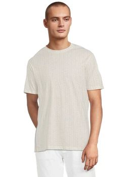 Футболка хлопковая мужская Armani Exchange 427702992 2XL Молочная (1159865403)