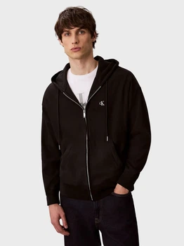 Толстовка на молнии на флисе мужская Calvin Klein 980691814 XL Черная (1159865501)
